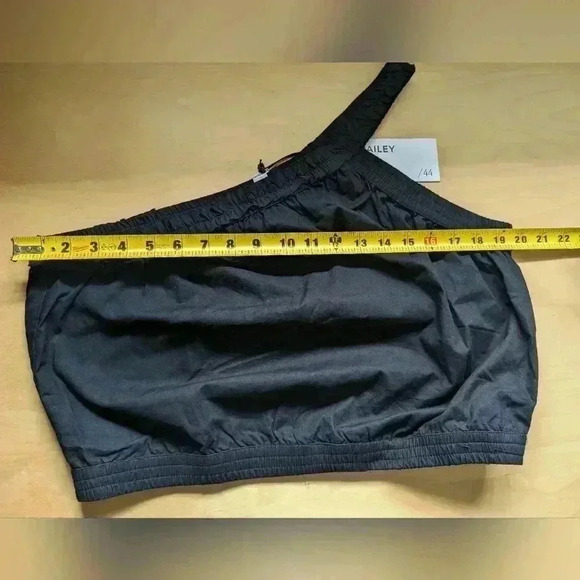 NWT BAILEY 44 CROP top size large Black 100%  Cotton Super cute !! - Picture 6 of 8